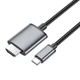 Перехідник Hoco UA27 HD Type-C — HDMI 2 м 4K 30Hz алюміній, сірий - зображення 5