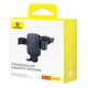 Автотримач Baseus Metal Age 3 Gravity Car Mount (Air Outlet Version) (C40467600) (Cluster Black) (260752) - зображення 6