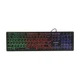 Клавиатура проводная Gembird KB-UML-01-UA USB, мультимедийная с подсветкой Black - изображение 1