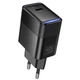 Быстрая зарядка для телефона Type-C / Сетевое зарядное устройство Hoco CS113A Lounge PD40W (1USB-C) (черный) - изображение 1