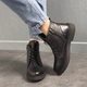 Женские зимние ботинки из натуральной кожи ITstyle Черные 40 26 см (031-АМ) - изображение 3