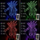 Светильник ночник «Spectre (Меркуриал) персонаж Dota 2 Дота 2» на подарок дотеру геймеру фанату Dota. 3D лампа с Led-подсветкой и пультом (7 цветов 4 режима) (3DP141) - изображение 2