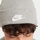 Шапка Nike K Nk Peak Beanie Tc Fut ONE SIZE Світло-сірий HF5498-063 - зображення 4