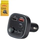 Модулятор FM, VOIN W-3304, 12-24V 2 USB QC3.0, 1 Type C, BT5.0, Hands free - зображення 1