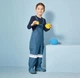 Дождевик полукомбинезон Kuniboo для мальчика на флисе BS001532 размер 110-116 - изображение 2