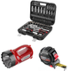 Набор для авто и дома STORM INTERTOOL: комплект инструментов SUPER LOCK 110 ед. + аккумуляторный фонарь + рулетка 8 м - изображение 1