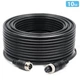 Кабель для камеры заднего вида Podofo Y3008A2 4Pin, разъём М12, 10 м - изображение 2