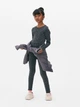 Топ для спорту Primark темно-сірий в візерунки GQEWR375 L - изображение 1
