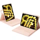 Защитный чехол BOW Hangshi HC038 для iPad 10,2 дюйма, совместимый с iPad 19/20/21, универсальный, с держателем для стилуса, встроенным магнитным креплением для горизонтального и вертикального просмотра экрана, цвет: розовый (вишневый). - изображение 3