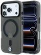 Etui BMW Sign Frosted IML & Metal Logo MagSafe do iPhone 18 Pro / 17 Pro czarne (BMW001247) - obraz 1