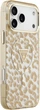 Etui Guess IML Leopard Glitter Triangle Logo MagSafe do iPhone 18 Pro Max / 17 Pro Max brązowe (GUE005632) - obraz 4