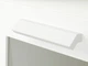 Тумбочка біля ліжка, біла, 39x41x53 см IKEA BRIMNES 102.349.42 - зображення 5