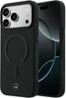Etui Mercedes-Benz Leather 3D MagSafe do iPhone 18 Pro Max / 17 Pro Max czarne (Mer008837) - obraz 1