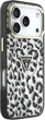 Etui Guess IML Leopard Glitter Triangle Logo MagSafe do iPhone 18 Pro / 17 Pro czarne (GUE005626) - obraz 4