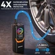 Портативний компресор з вбудованим акумулятором NEXPOW NP17 (Li-Ion, 6000 mAh, 80W) - изображение 2