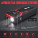 Пускозарядний пристрій Gooloo GE2000, 19800 mAh (Jump Starter, бустер для авто) - изображение 4