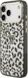 Etui Guess IML Leopard Glitter Triangle Logo MagSafe do iPhone 18 Pro Max / 17 Pro Max czarne (GUE005628) - obraz 2