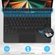 Чохол-клавіатура TECURS QWERTZ для iPad Air 13" (M4/M3/M2 2026/2025/2024) та iPad Pro 12.9 (6/5/4/3 Gen) магнітний кейс із клавіатурою з підсвіткою та трекпадом чорного кольору - зображення 6