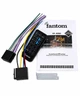 Автомагнитола 1din с экраном 4 дюйма 4x50W сенсорная usb блютуз магнитола в машину FM радио bluetooth совместима с авто камерой заднего вида FANTOM FP-4060 Black/Green - изображение 6