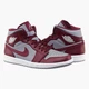 Кроссовки мужские Nike Air Jordan 1 Mid 44.5 Червоно-сірий DQ8426-615 - изображение 1
