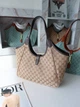 Сумка жіноча Gucci Mercato tote bag коричнева (178) - изображение 4