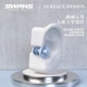 Водонепроницаемые беруши для плавания SWANS с зажимом для носа, профессиональные, для мужчин, женщин и детей, для ванны и душа, защита ушей от попадания в воду, гаджет SPB121-1, черные. - изображение 6