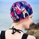 Купальная шапочка для плавания Barbie Fashion с принтом и длинными волосами, защищающая уши. Женский купальник из эластичной, удобной, быстросохнущей и дышащей ткани. - изображение 7