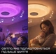 Світлодіодний музичний світильник смарт VALESO LY578-400 WH для вітальні та спальні 48W+5W RGB Білий - зображення 3