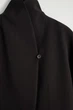 Блейзер жіночий COS shawl-collar wool-blend blazer 1313757001 Eur 40 Темний коричневий - изображение 7