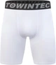 Компресійні шорти Towintec Білий з чорним поясом S (8-9 років 130-140 см) для дітей хлопчиків з дихаючою тканиною відведення вологи та захистом від ультрафіолету - зображення 1