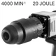 Відбійний молоток Trotec 1300 Вт 20 Дж жовтий з кейсом - зображення 12