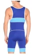 Борцовское трико Asics wrestling singlet размер: M синее (157517/0043) - изображение 2