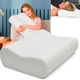 Ортопедическая подушка с эффектом памяти 50x29x10/7см, Memory Foam Pillow / Подушка анатомическая - изображение 1