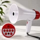 Мегафон MEGAPHONE HM-135 BT 15 Вт Bluetooth до 500 метрів сирена живлення 6 батарейок типу C пластик - изображение 1