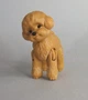 Фигурка собаки породы Той Пудель Toy Poodle Игрушка Декор Антистресс 3D печать Пластик 70 мм Браун Коричневый - изображение 4
