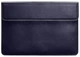 Шкіряний чохол-конверт на магнітах для MacBook 15 дюймів, темно-синій, натуральна шкіра Краст, ручна робота, 38×25,5 см 58680 - зображення 3