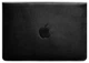 Кожаный чехол-конверт на магнитах для MacBook 14 дюйм, черный, натуральная кожа Краст, ручная работа, 34,3×24,5 см 58668 - изображение 1