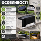 Садовый фонарь на солнечной батарее IP65 уличный светильник 5 LED 3 лм теплый белый свет 1.2 Вт автономная подсветка для лестницы террасы ступеней двора дорожек крыльца балкона - изображение 2