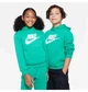 Детское худи Nike Sportswear Club Green XS Зеленое FD2988-324 - изображение 2
