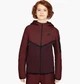 Детская толстовка Nike Sportswear Tech Fleece M Бордовая HV5867-653 - изображение 1