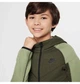 Підліткова толстовка Nike Tech Fleece Zip Up Hoodie XS Хакі FD3285-326 - зображення 3