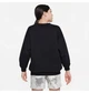 Дитячий світшот Nike Club Ovsz Crew Black S Чорний FD2923-010 - зображення 2