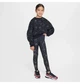 Детский свитшот Nike G Nsw Club Flc Bxy Crw Shne Black M Черный HF4393-010 - изображение 4