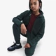 Дитяча толстовка Nike G Nsw Tch Flc Hd Fz Ls - Pd M Зелена HV8695-390 - зображення 3
