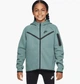 Детская толстовка Nike Sportswear Tech Fleece Turquoise M Бирюзовая HV8695-017 - изображение 1