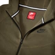 Підліткова толстовка Nike Zip-Up Sweatshirt Tech Fleece XL Хакі FD3285-222 - зображення 6