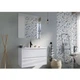 Шафка з умивальником Roca Claudia 600 White Glossy (A857794806+A3272A3000) - изображение 3