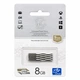 Флешка T&G Metal 8 ГБ USB 2.0 металлическая моноблок серебристая - изображение 2