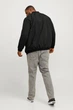 Куртка з ребристими манжетами Baseball Plus Jack&Jones чорна 5XL (100376-black-12851) - изображение 6