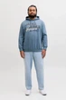 Худі з принтом Jack&Jones сіро-блакитний 2XL (200522-13282) - изображение 4